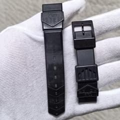 タグホイヤー フォーミュラ1 純正ベルト18mm メンズ ブラック TAG Heuer タグホイヤー フォーミュラ1用純正ラバーベルト 18mm 黒