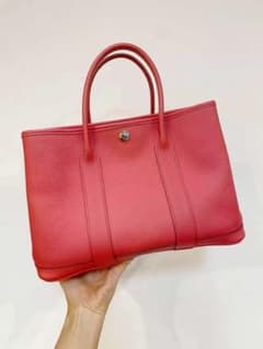 エルメス ガーデンパーティ30 口H刻印 2010年頃 レディース トート 
