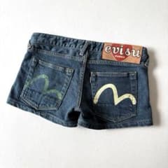 0*7様 Y2K 希少♡ EVISU エビス ローライズ ショート デニム パン 0*7様 Y2K 希少♡ EVISU エビス ローライズ ショート デニム パン