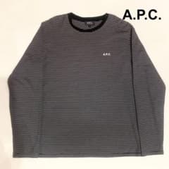 A.P.C.ボーダーロングTシャツアーペーセーコモリオーラリーデニムMHL A.P.C.ボーダーロングTシャツアーペーセーコモリオーラリーデニムMHL