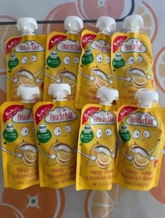 フルッフバー  有機フルーツの ベビースムージー マンゴー、オレンジ、ココナッツのサムネイル
