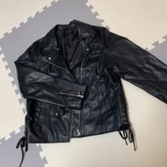 レザー　ライダース　ジャケット レディース　Mのサムネイル