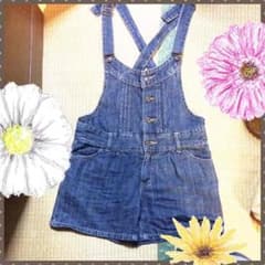 デニムショートサロペットのサムネイル