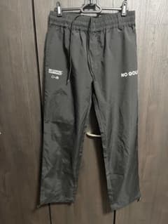 NOGOLF NO coffee clubhausコラボ ナイロンパンツ 美品】NO COFFEE CLUBHAUS ナイロンパンツ ブラック Sサイズ - メルカリ