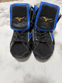 Mizuno ボクシングシューズ 黒/青(オーダー品) - メルカリ