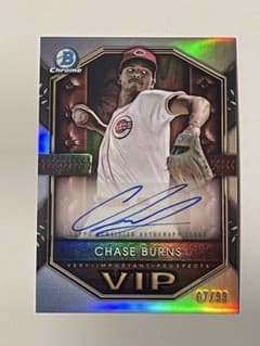 topps BOWMAN VIP Chase burnsオートカード 99シリ - メルカリ