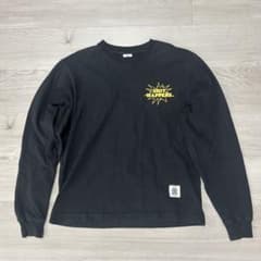 美品　THE BLACK EYE PATCH 長袖シャツ S ブラック 短丈のサムネイル