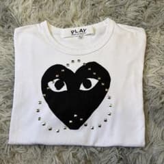 【値下げ⭕️】PLAY COMME des GARÇONS スタッズ Tシャツ Mのサムネイル