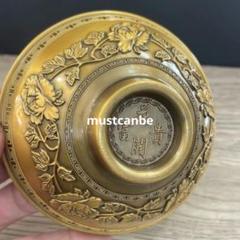 花開富貴金龍六辺銅碗 装飾品 工芸品 美術品 置物 花開富貴金龍六辺銅碗 装飾品 工芸品 美術品 置物 - メルカリ
