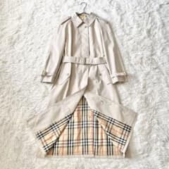 バーバリー　トレンチコート ベージュ ノバチェック柄 Burberrys バーバリー トレンチコート ベージュノバチェック9AB2