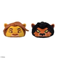 ライオンキング プレミアムドーム クッション　ムファサ＆スカー