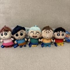크레용 신짱 쁘띠 마스코트 5종 세트
