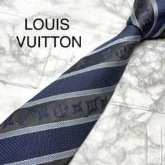 ルイヴィトン LOUIS VUITTON ネクタイ ストライプ モノグラム - メルカリ