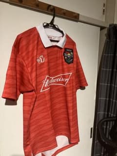 Wasted Youth Budweiser Soccer Shirt Red - メルカリ