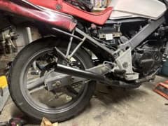 vtz250用DIYワンオフマフラーのサムネイル