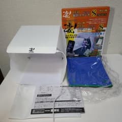 撮影ボックス 撮影スタジオ S プレミアム 前後LED40個のサムネイル