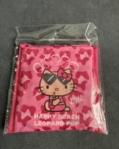 新品未使用 日焼けキティ エコバッグ ピンク レオパードのサムネイル