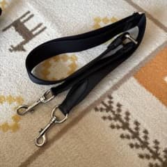 値下げ】【美品】COACH コーチ ナイロン×レザー 40mm ストラップ 黒