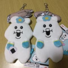 んぽちゃむリール付きぬいぐるみパスケース