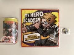 僕のヒーローアカデミア ヒロアカ缶 上鳴電気 プチタオル 缶バッジのサムネイル