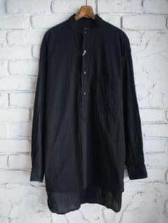 comoli ベタシャン プルオーバーシャツ BLACK 2 コモリのサムネイル
