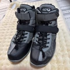 elf バイク用ハイカットシューズ グレー/ブラック 25.0cm - メルカリ
