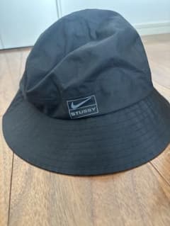 最終セール Nike x Stussy バケットハット ブラック - メルカリ