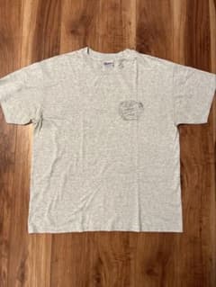 Hanes ヘビーウェイト Tシャツ グレー L シングルステッチのサムネイル