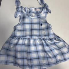【新品未使用⭐︎】POLO baby チェック柄 ロンパース 80cmのサムネイル