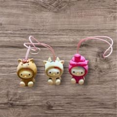 ハローキティ ストラップ 蛇 午 牛 馬 3点セット 平成レトロ - メルカリ