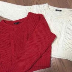 sa13様専用 赤セーターのサムネイル