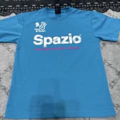 Spazio 半袖シャツ サッカーウェア ブルー Sサイズのサムネイル