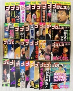 週刊プロレス まとめ売り40冊、1000号、選手名鑑、PRIDE10.11.別冊のサムネイル