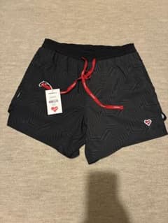 HEARTBREAK RUNNING メンズ ランニングパンツ　M ブラック