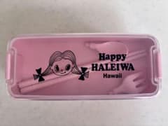 Happy HALEIWA Hawaii 弁当箱セット ピンク ハレイワのサムネイル