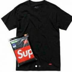 Supreme 無地 黒tシャツ 値下げありますのサムネイル