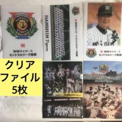 未使用 5枚組 阪神タイガース クリアファイル 優勝 記念 星野 非売品