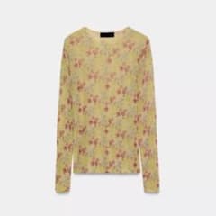 ZARA フローラルプリントニットトップス S ZARA フローラルプリントニットトップス Lサイズ - メルカリ
