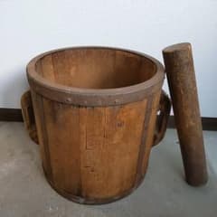 お値下】一斗枡 すり切り棒 農作業 古道具 アンティーク コレクション 