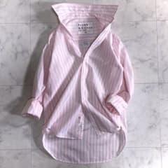 美品 フランク＆アイリーン モデル FRANK 太ストライプ スキッパー 