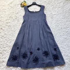 美品♡フォクシー ソレイユ リネンワンピース 花 銀座20th限定品 40