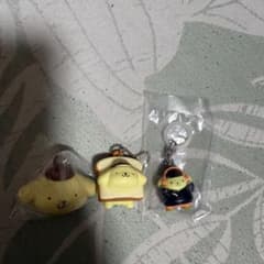 サンリオキャラクターズ ポムプリン マスコット 3点セットのサムネイル