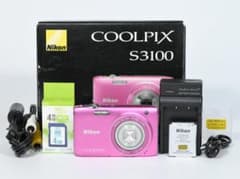 美品】 ニコン Nikon COOLPIX S3100 フレッシュピンク - メルカリ