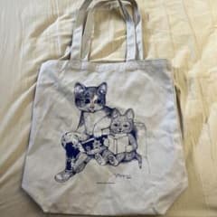 猫イラスト トートバッグ キャンバス ヒグチユウコ 雑誌MOE - メルカリ