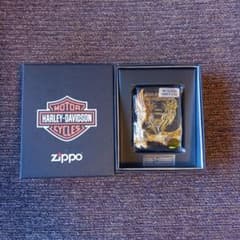 【Itami様専用】ZIPPO　HARLEY-DAVIDSON　イーグルブラックのサムネイル