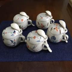 miki＿oo様専用【新品】茶碗蒸しセット（5客）のサムネイル