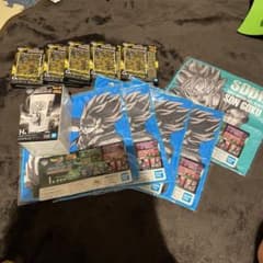 ドラゴンボール 一番くじ ハンカチ ガラスプレート タンプラーのサムネイル