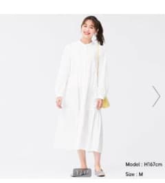 GU ティアードシャツワンピース　新品未使用のサムネイル
