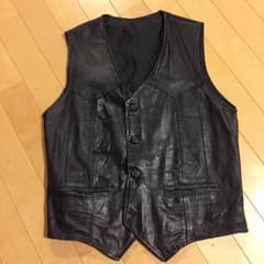 なお様専用 古着 レザーベストのサムネイル
