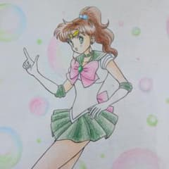当時物・直筆】美少女戦士セーラームーン セーラージュピター 木野